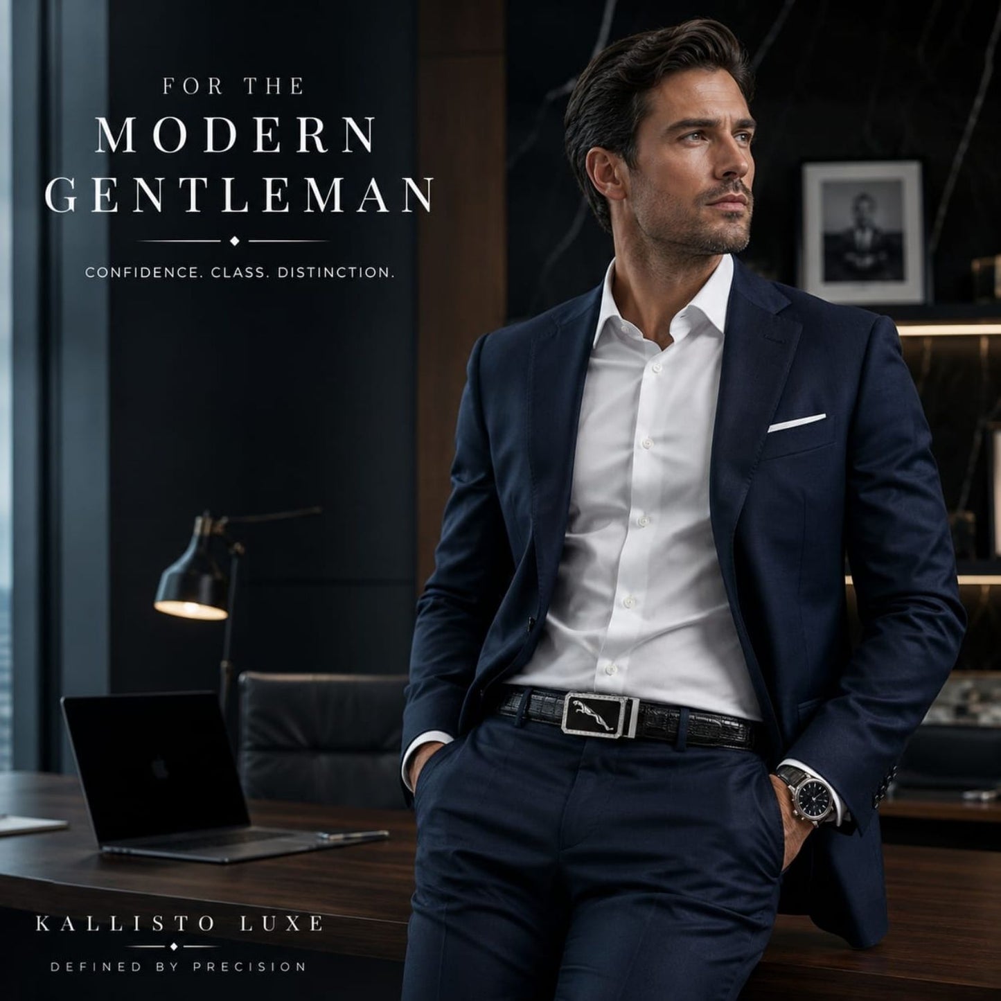 Luxe Jaguar Men's Belt