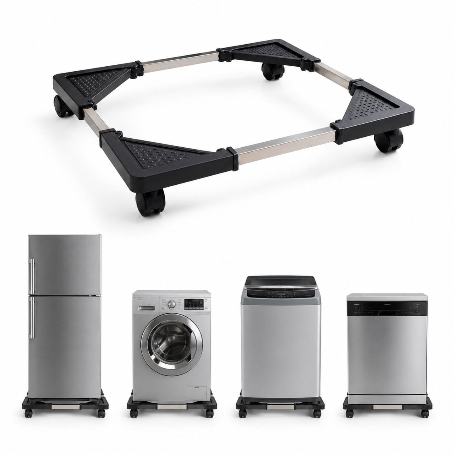 Washing Machine Stand with Wheels