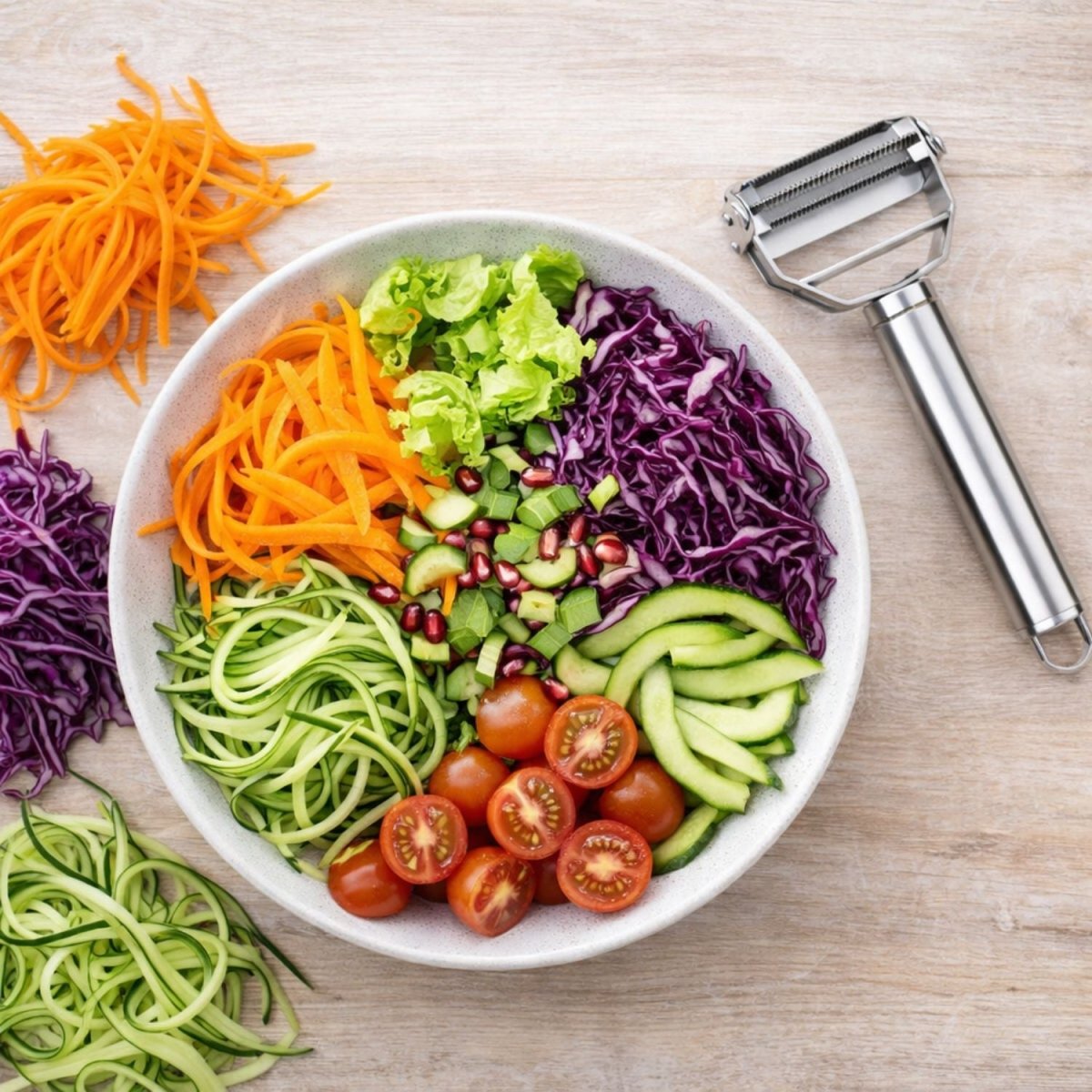 2 in 1 Julienne Vegetable Peeler peelers- RoyalkartJulienne Vegetable Peeler