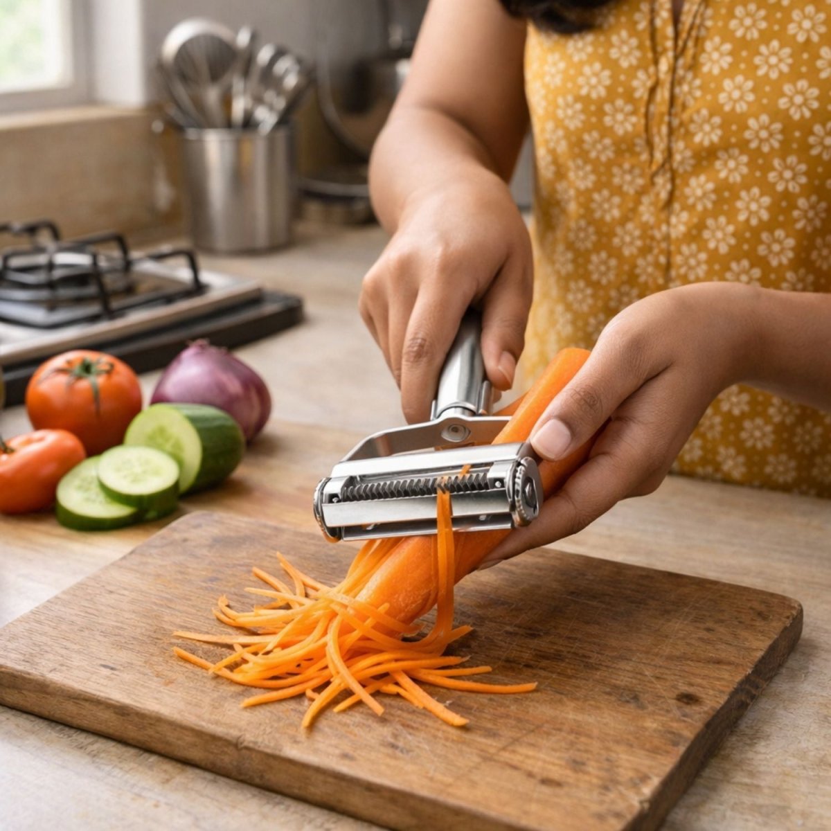 2 in 1 Julienne Vegetable Peeler peelers- RoyalkartJulienne Vegetable Peeler
