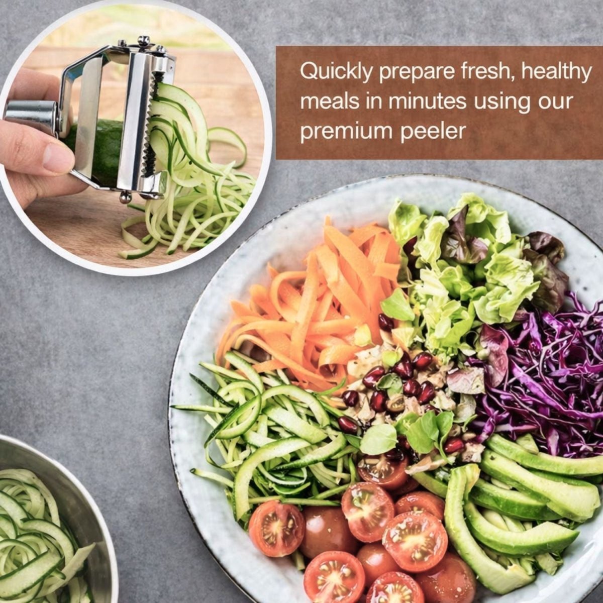 2 in 1 Julienne Vegetable Peeler peelers- RoyalkartJulienne Vegetable Peeler