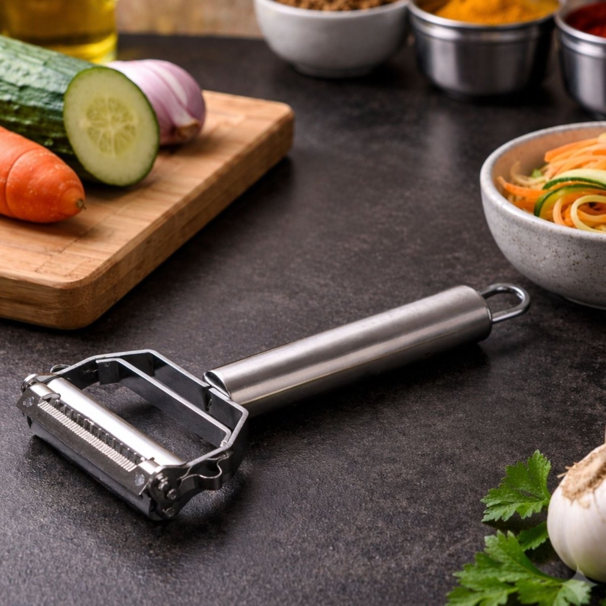 2 in 1 Julienne Vegetable Peeler peelers- RoyalkartJulienne Vegetable Peeler