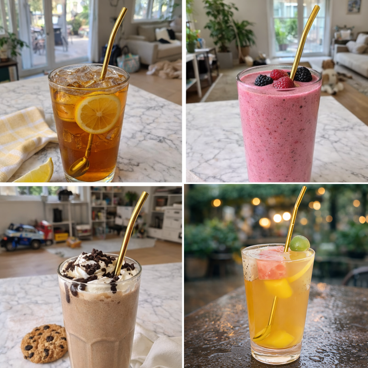 2 - in - 1 Reusable Stainless Steel Straw Spoons - Royalkart® Straw Spoons - Royalkartreusable straws