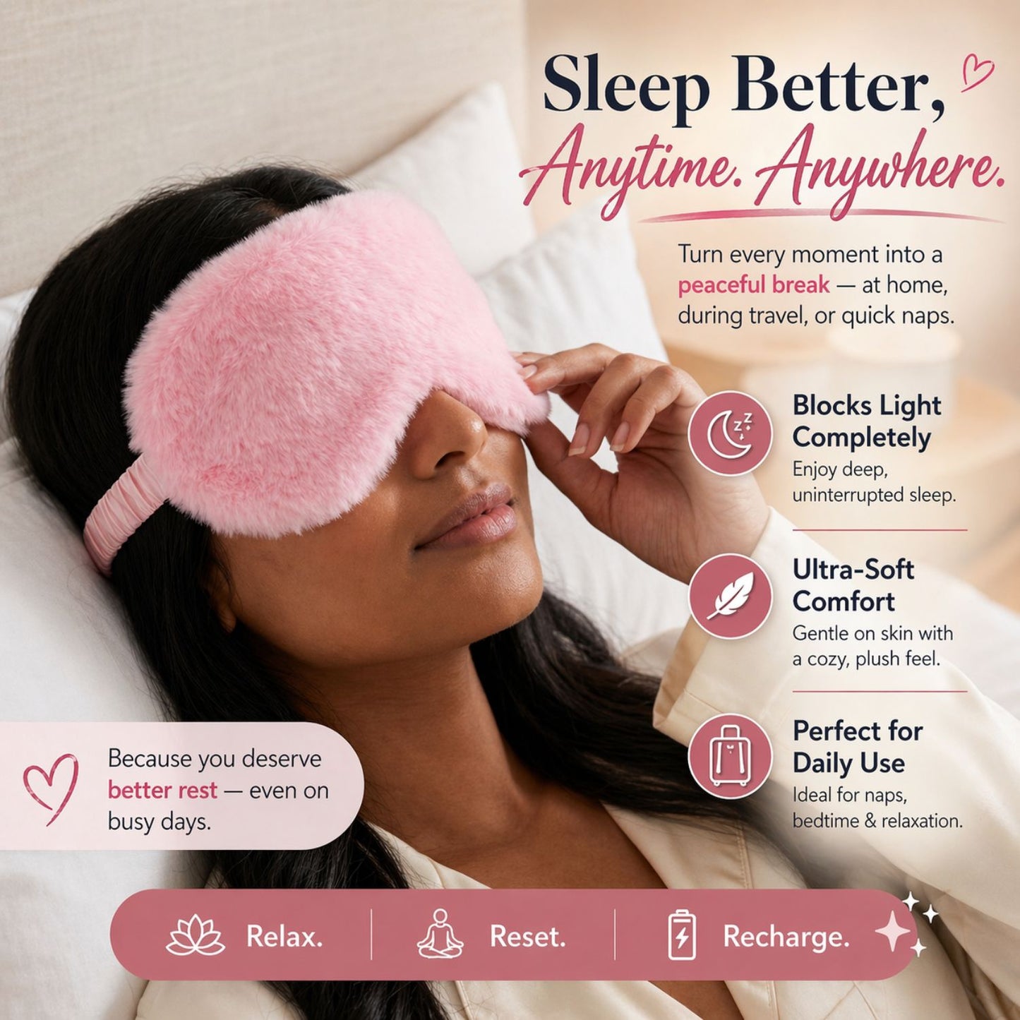 Plush Sleep Eye Mask