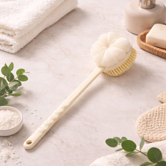 2-in-1 Bath Brush with Loofah
