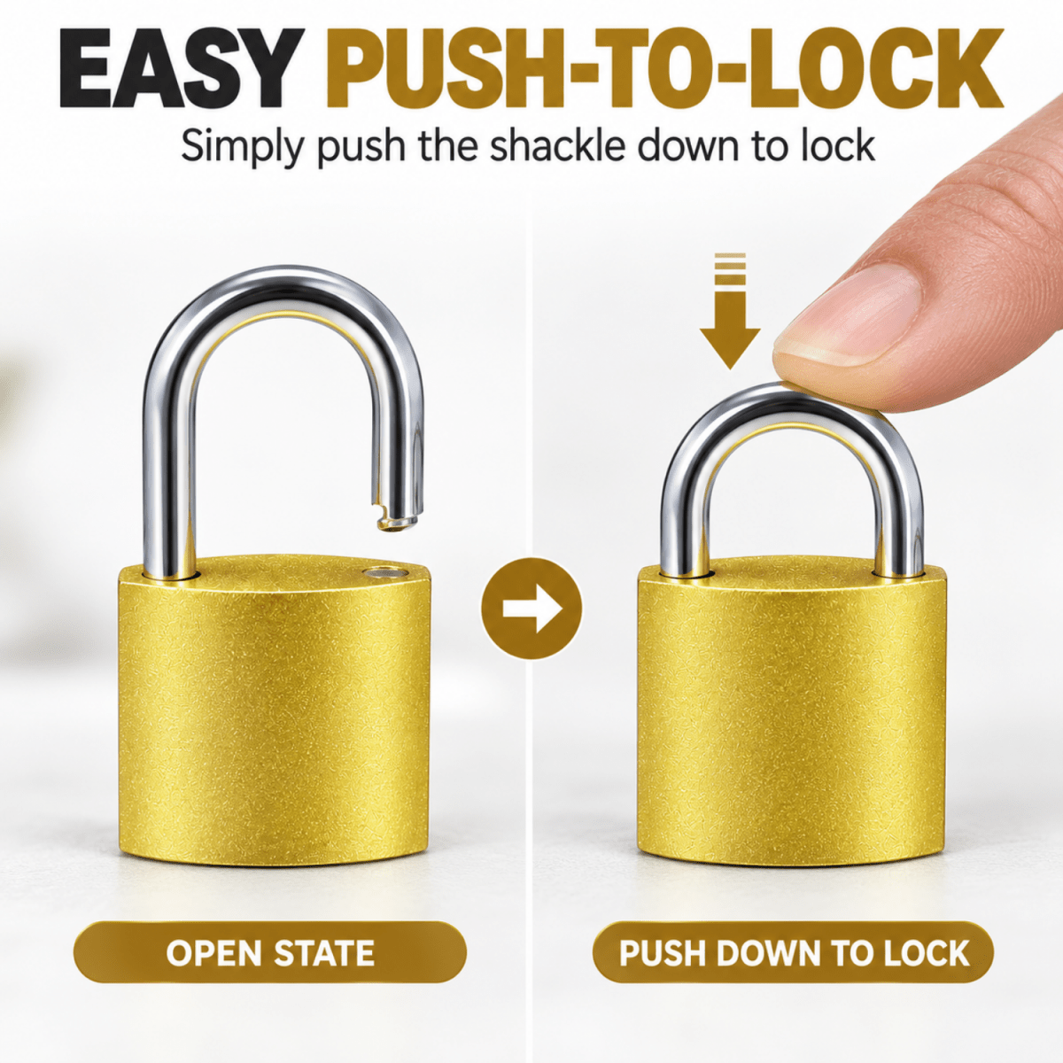25mm Solid Mini Brass Luggage Padlock with Keys | 4 Brass Keys LOCKS- #Royalkart#cabinet lock