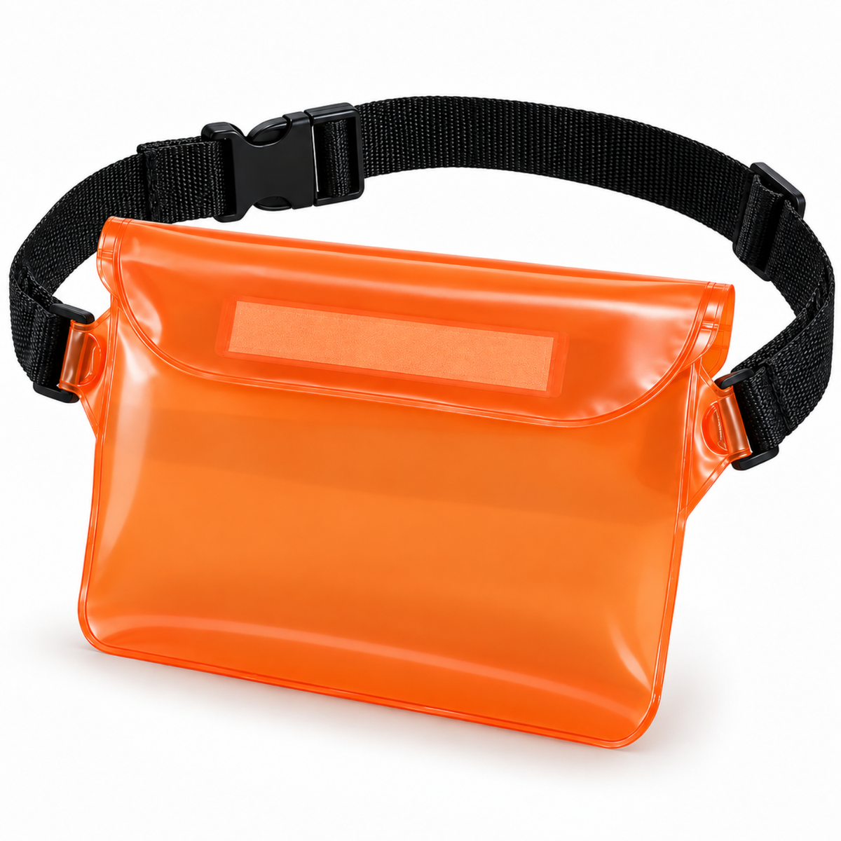 Waterproof Phone Pouch Transparent Mini Dry Bag (ORANGE)