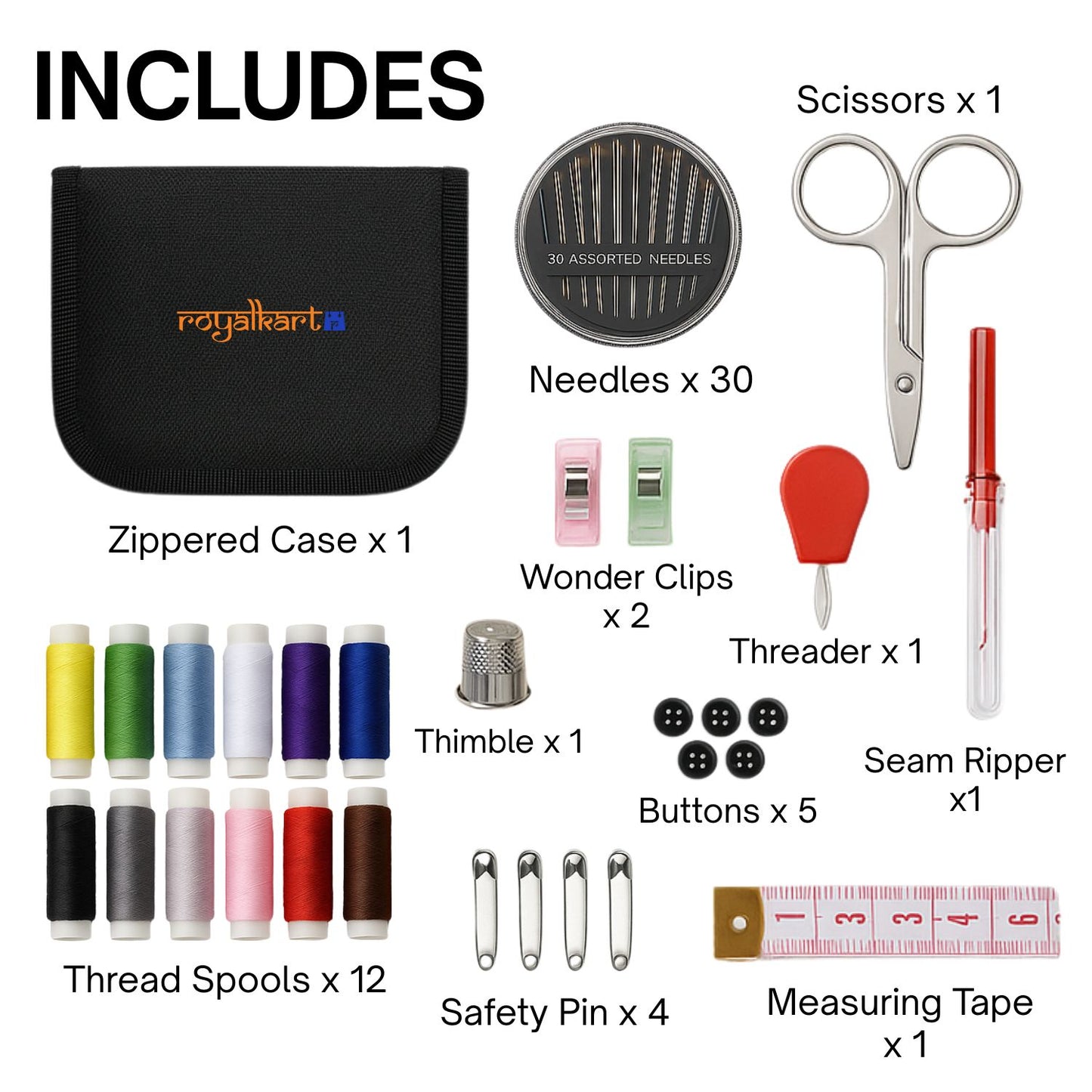 All In One Sewing Kit 59pcs Set
