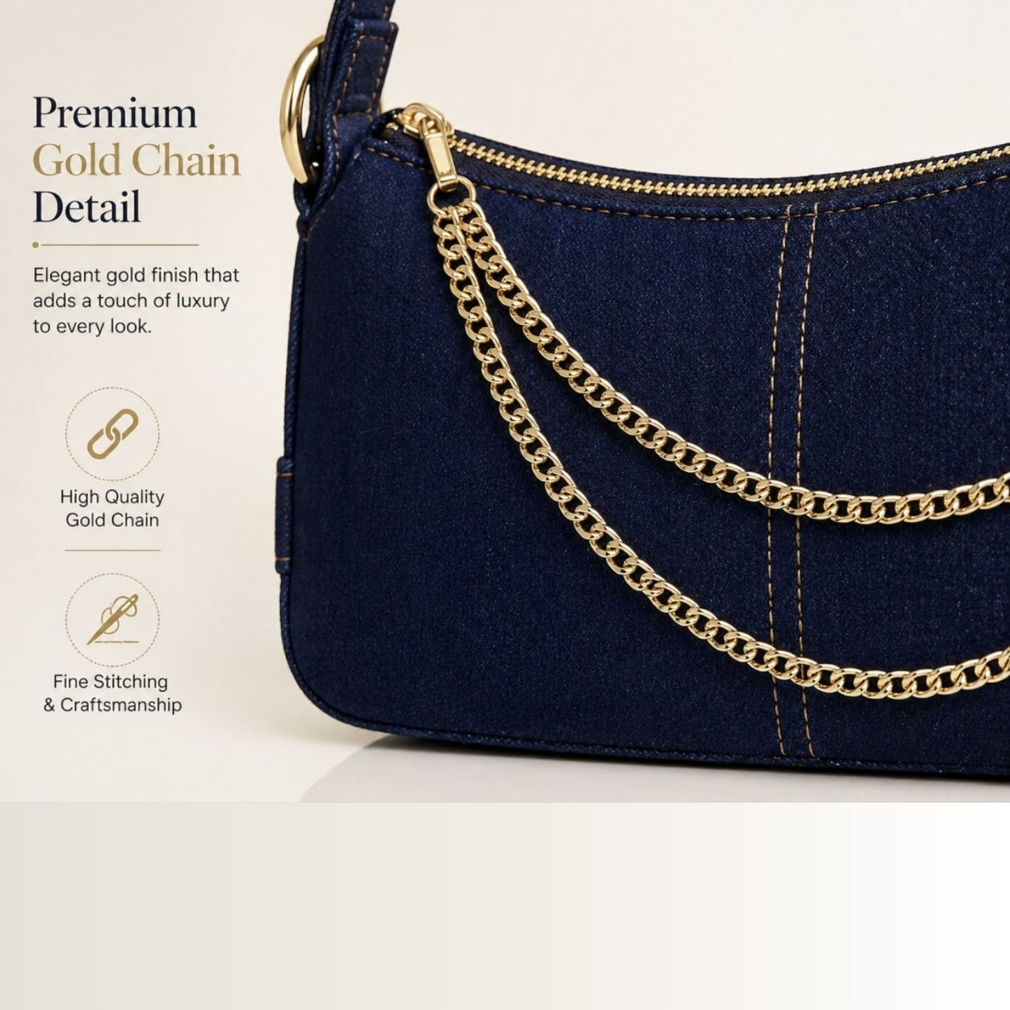Denim Sling Bag