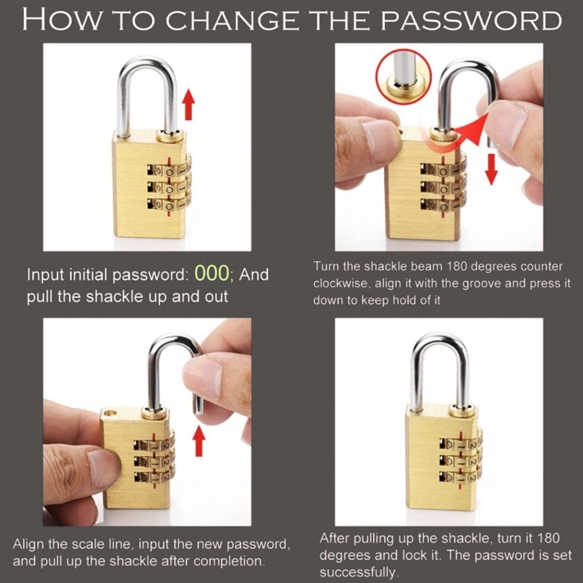 3 - Digits Number Combination Padlocks Combination Padlocks - Royalkart3 - digit combination lock
