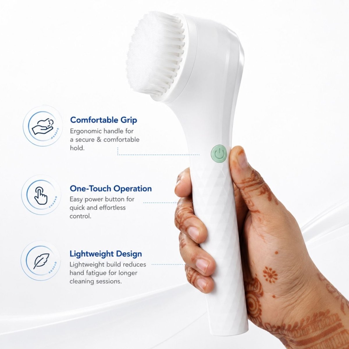 3-in-1 Handheld Electric Spin Scrubber Electric Spin Scrubber- RoyalkartElectric Spin Scrubber