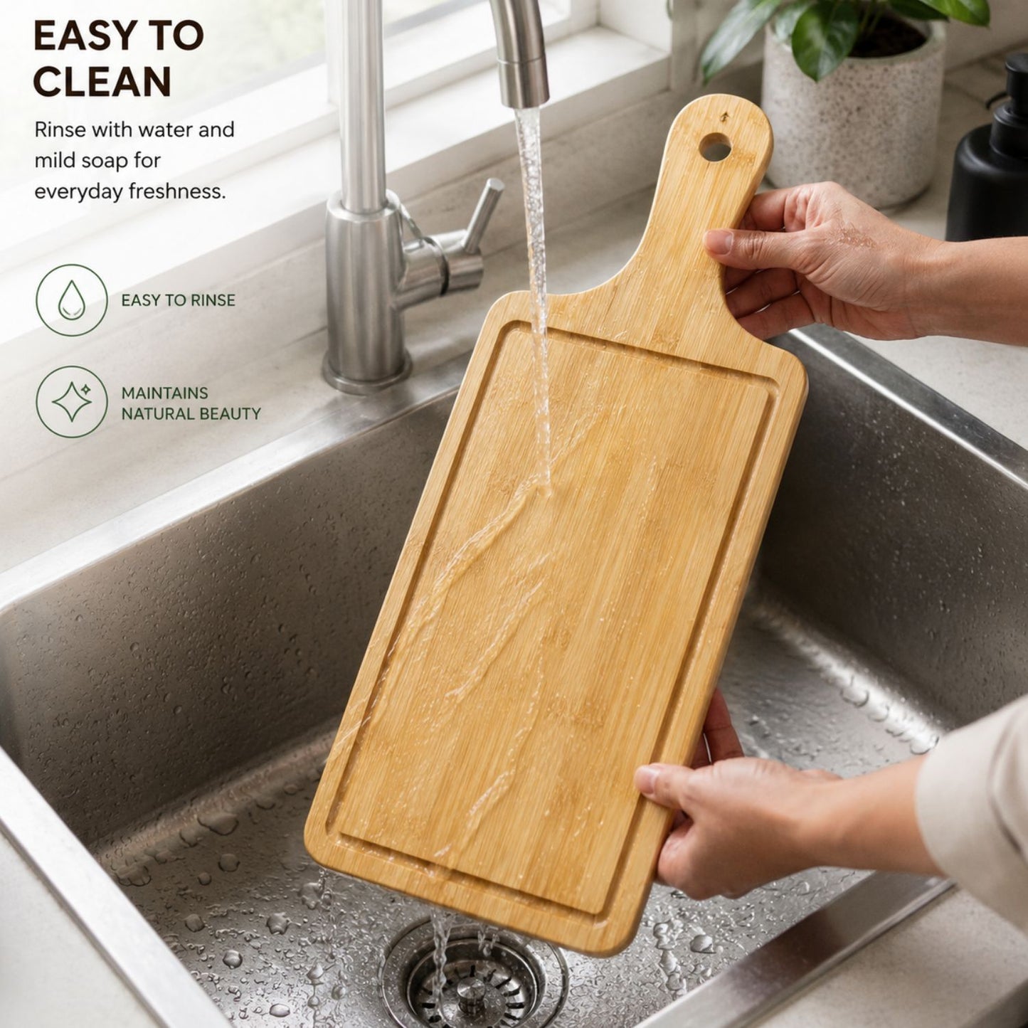 Wooden Pizza Serving Platter Tray