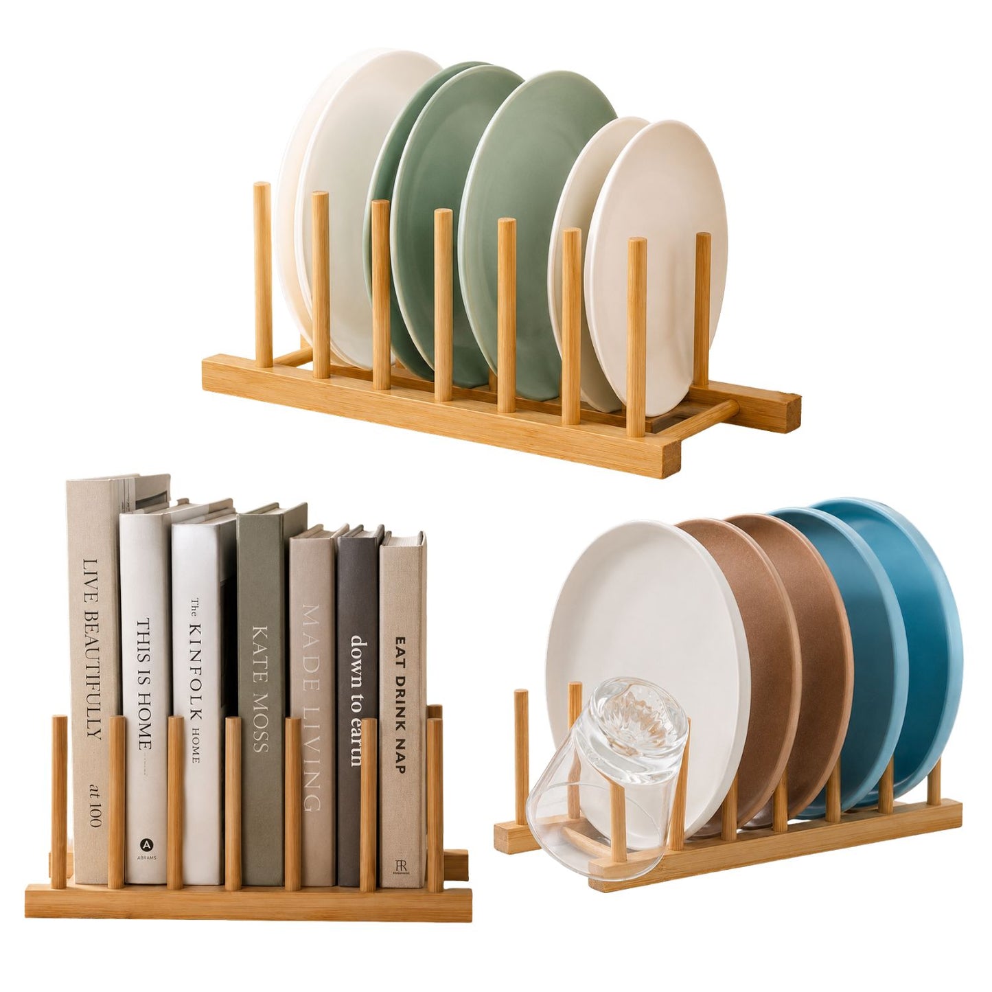 Wooden Dish Drying Rack
