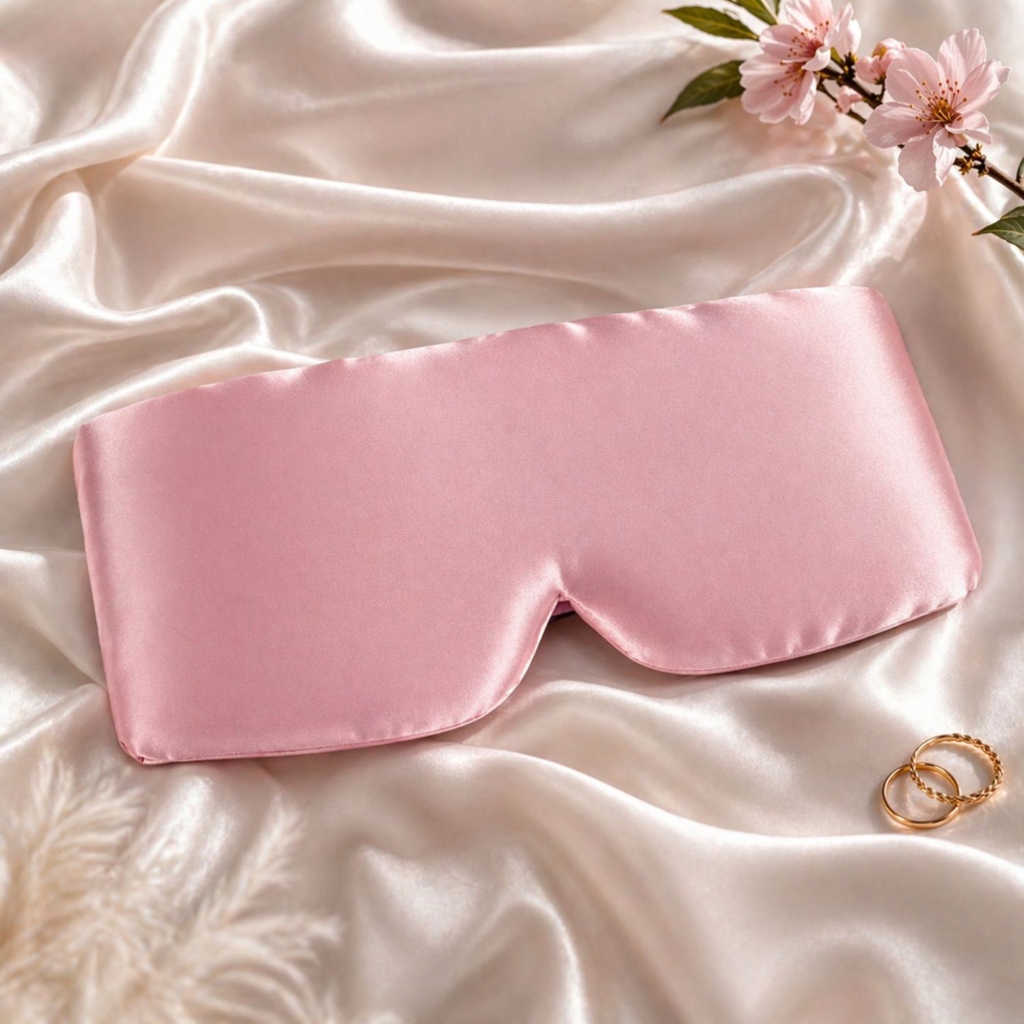 Mulberry Silk Eye Mask (Pink)