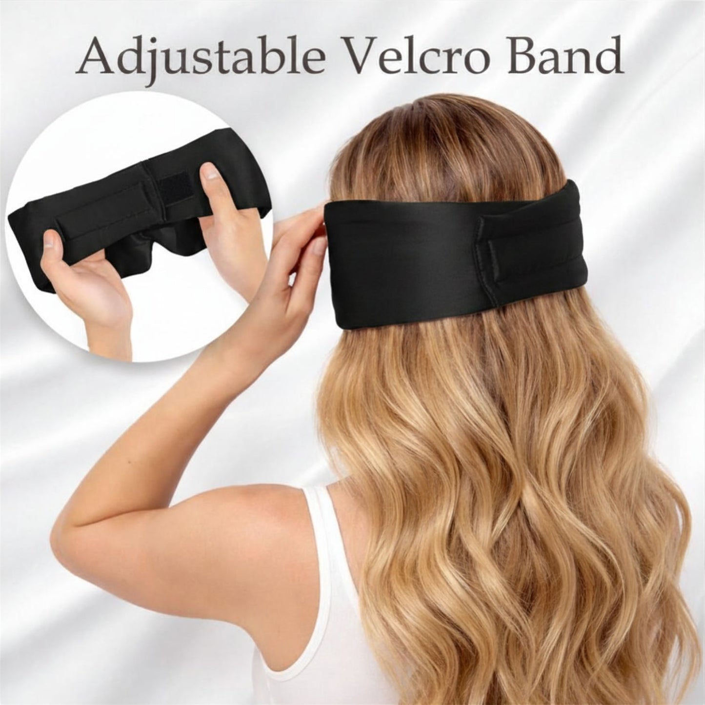 Mulberry Silk Eye Mask (Black)