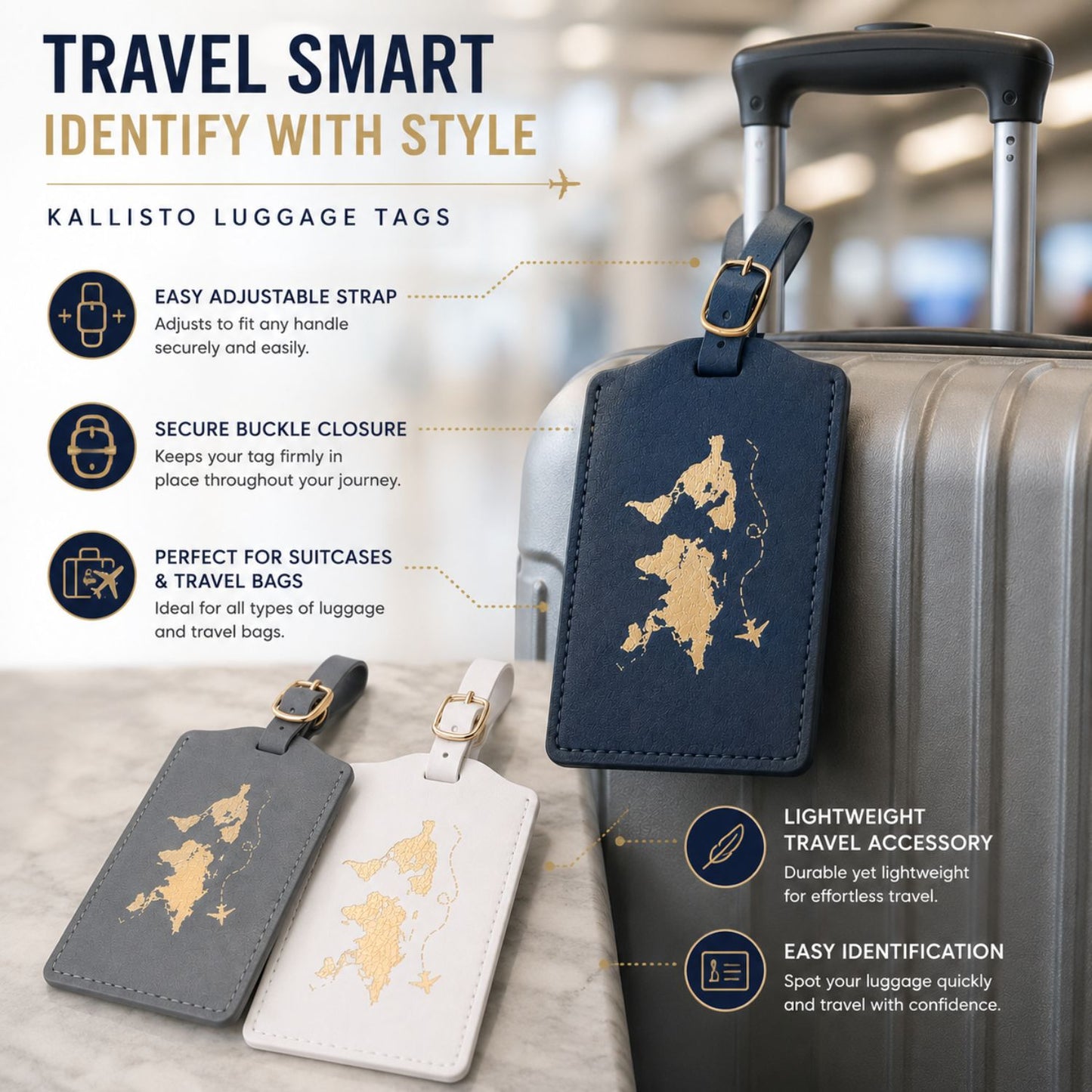 Luggage Tag - Pack of 3