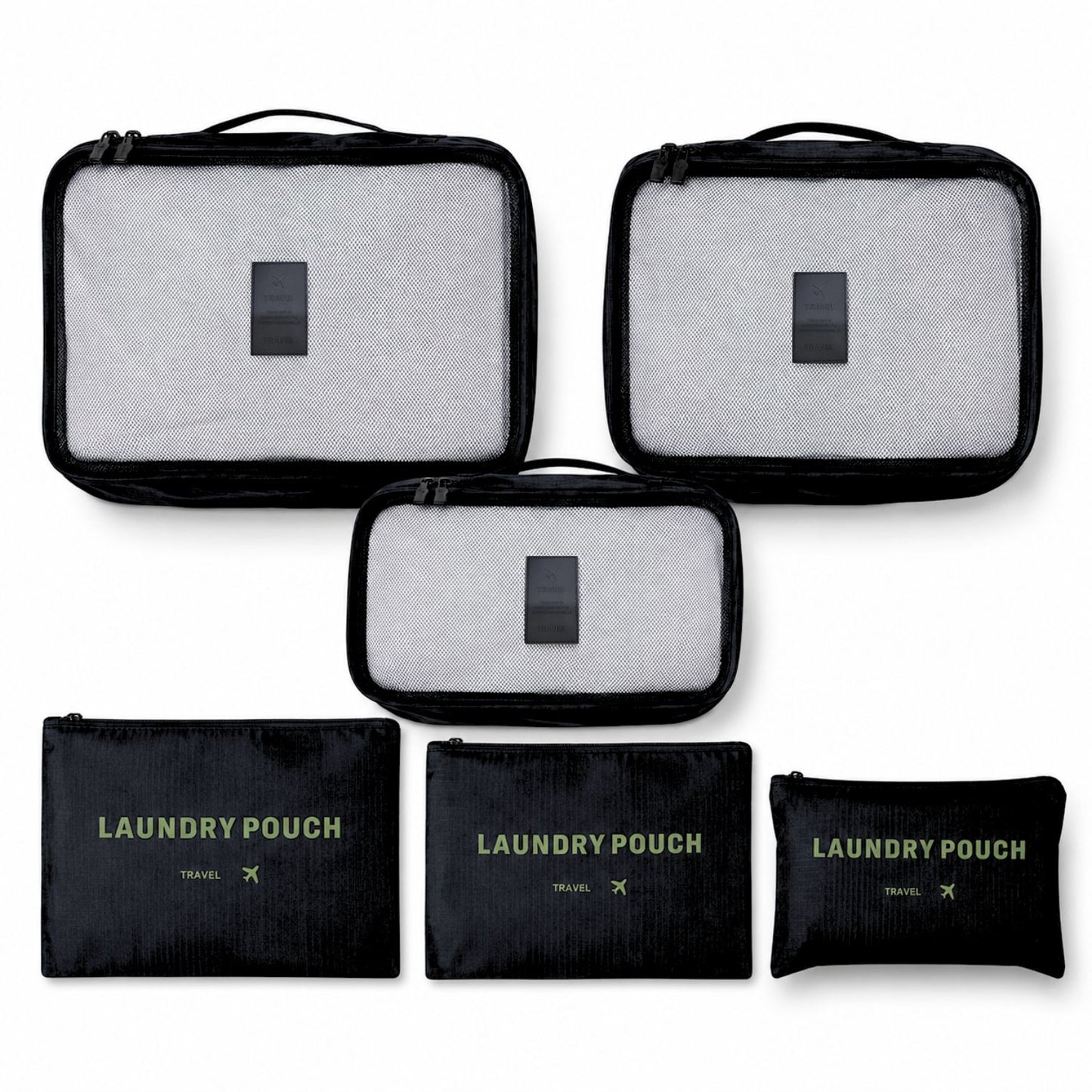 Travel Pouch Set (Black)