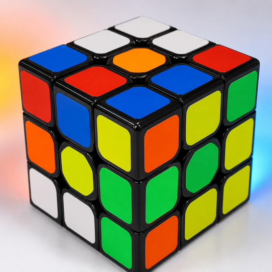 Magic Cube 3x3 Puzzle 3D Brain Teaser | Classic Twist Puzzle & Logic Game for Kids 3+ Years | Colour Matching Educational Learning Toy for Boys Girls Children & Adults