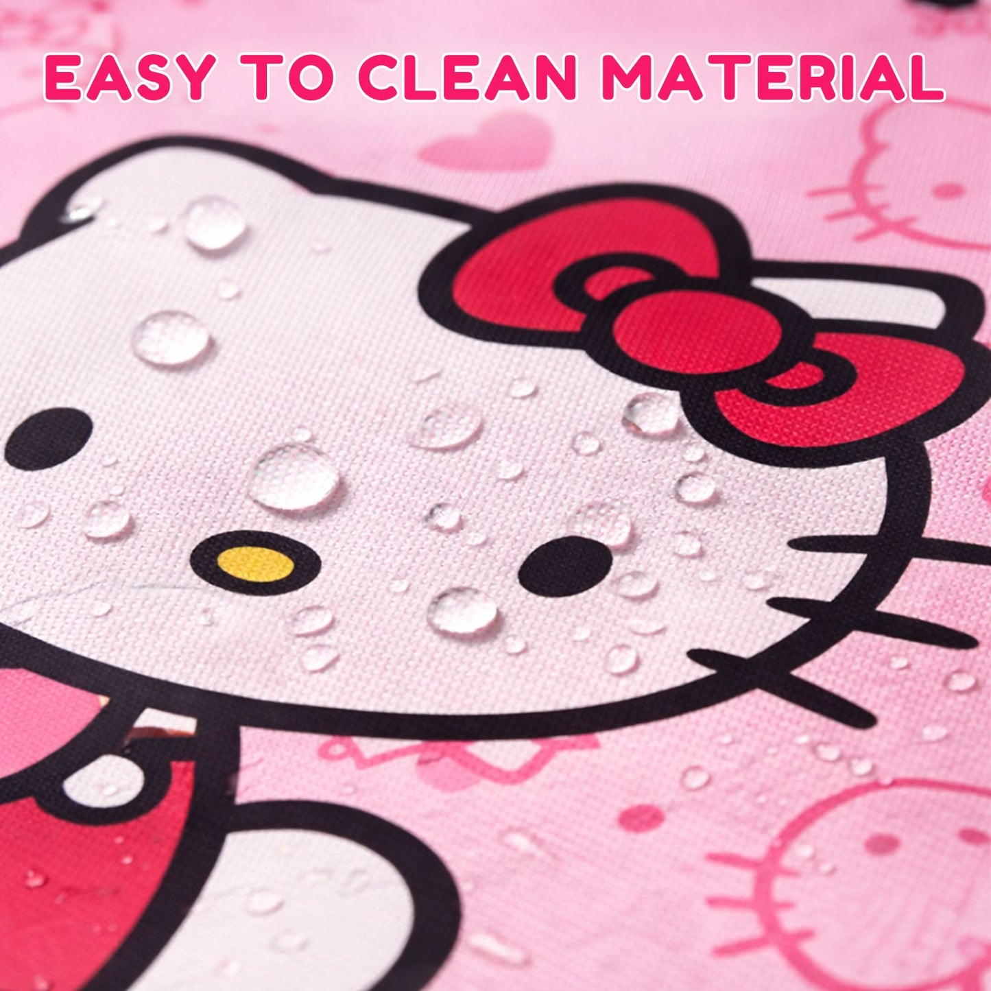 Foldable Hello Kitty Laundry Basket (Pink)