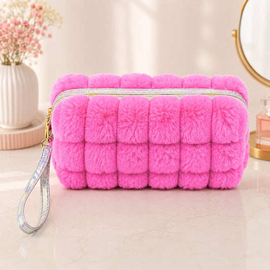 Makeup Toiletry Travel Pouch (Pink)