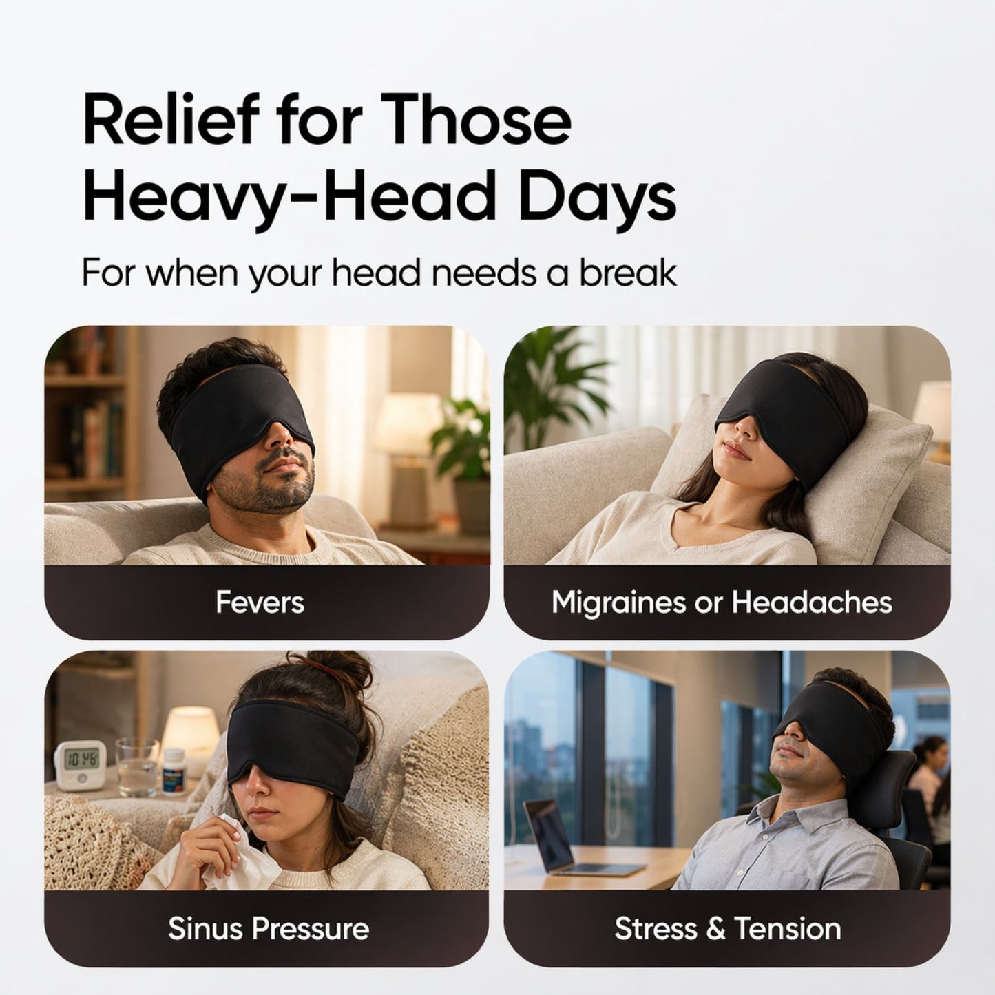 Reusable Migraine Relief Cap