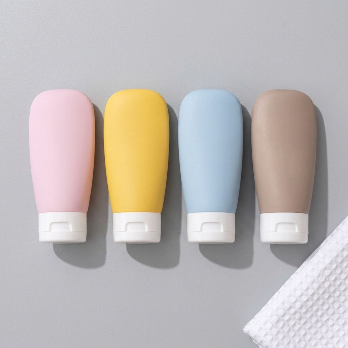 Toiletry Travel Squeeze Bottle Set (Multicolour)