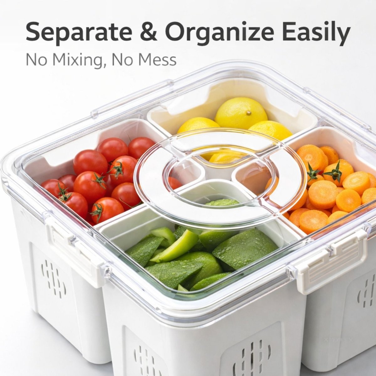 ABS Plastic Fridge Storage Box Storage Box- Royalkartkitchen organizer