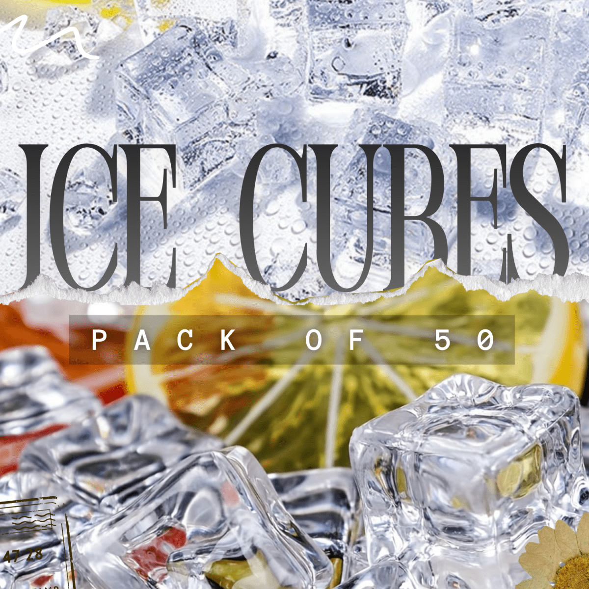 Acrylic Ice Cubes, Fake Artificial Crystal Clear Ice Cubes for Photography Props photography props - Royalkartcolour props