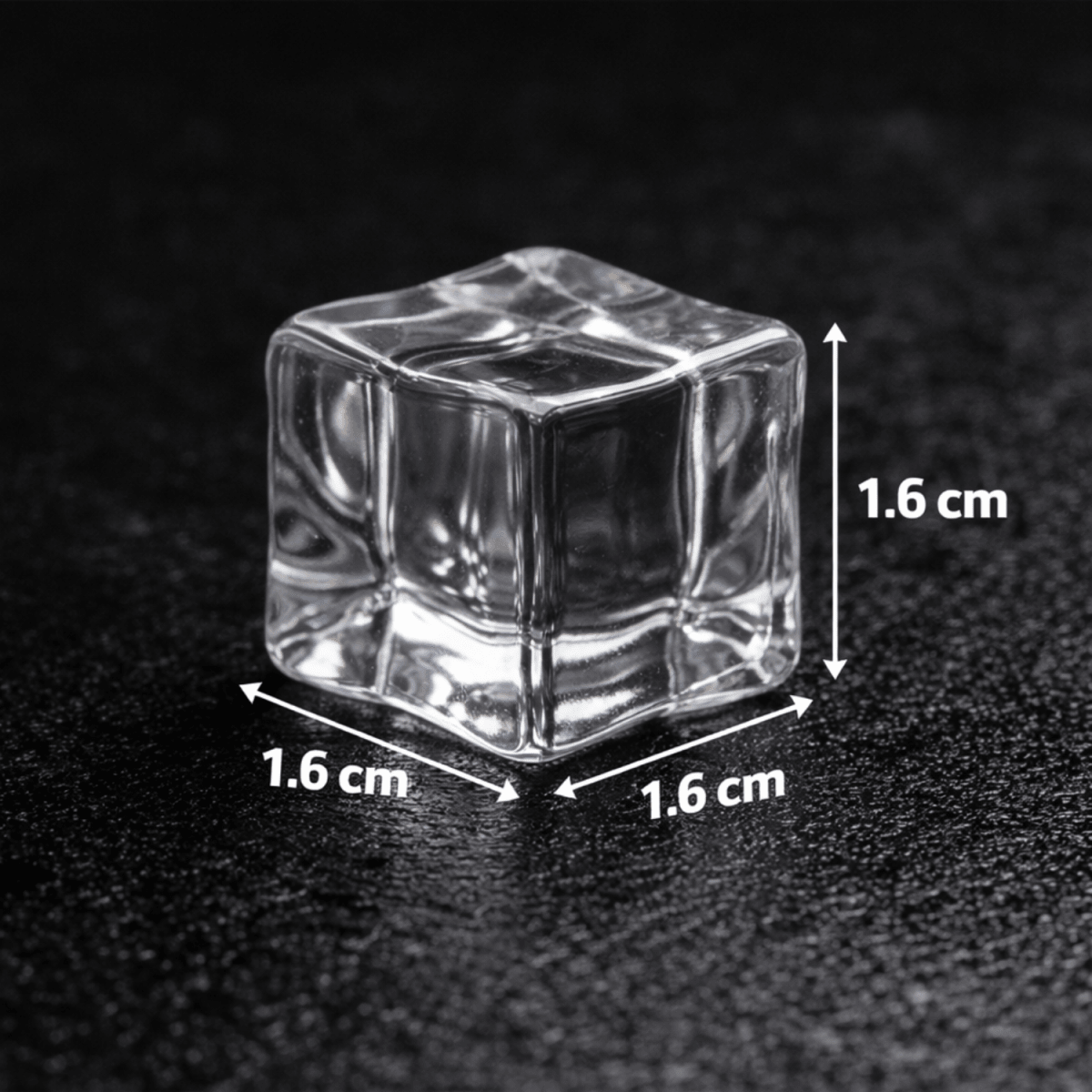 Acrylic Ice Cubes, Fake Artificial Crystal Clear Ice Cubes for Photography Props photography props - Royalkartcolour props