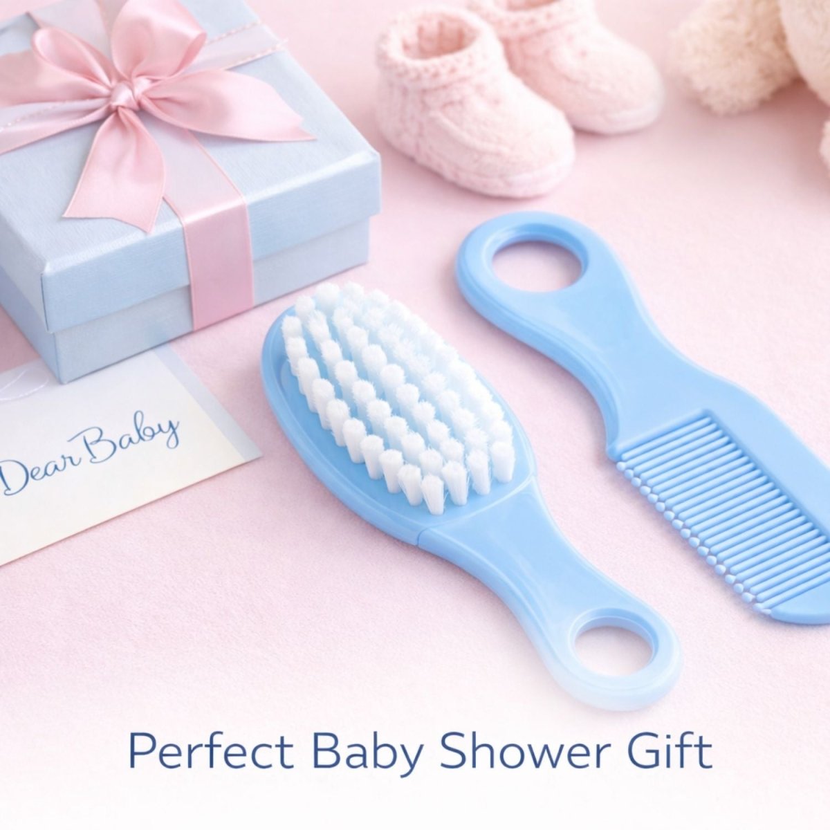 Baby Comb & Brush Set (Blue) Baby Comb & Brush Set- RoyalkartBaby Comb & Brush Set