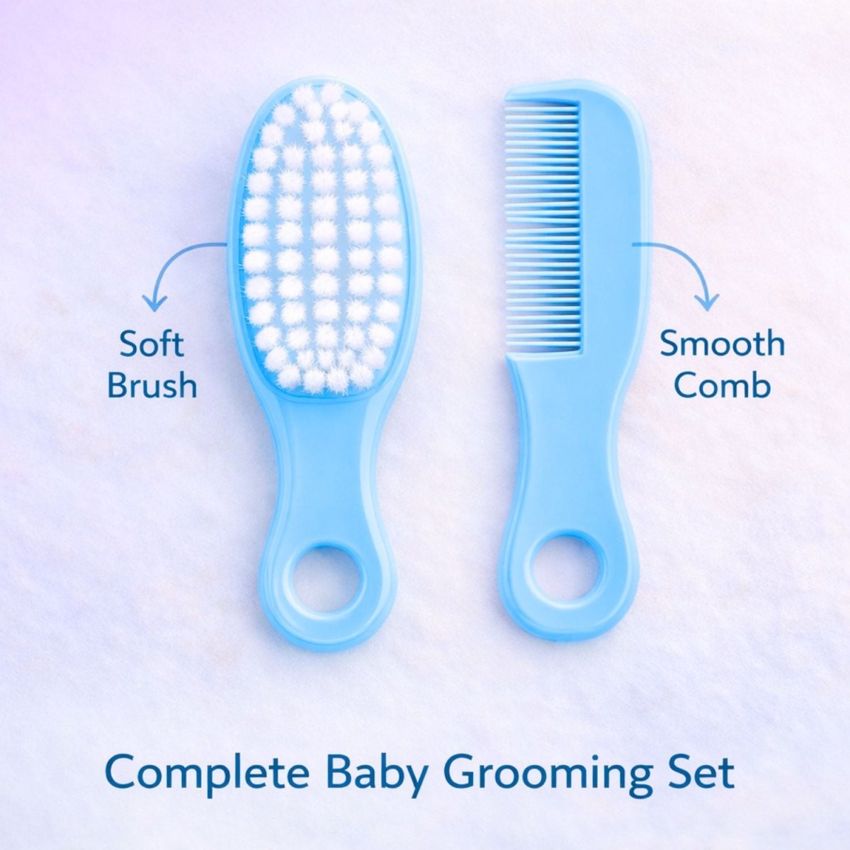 Baby Comb & Brush Set (Blue) Baby Comb & Brush Set- RoyalkartBaby Comb & Brush Set