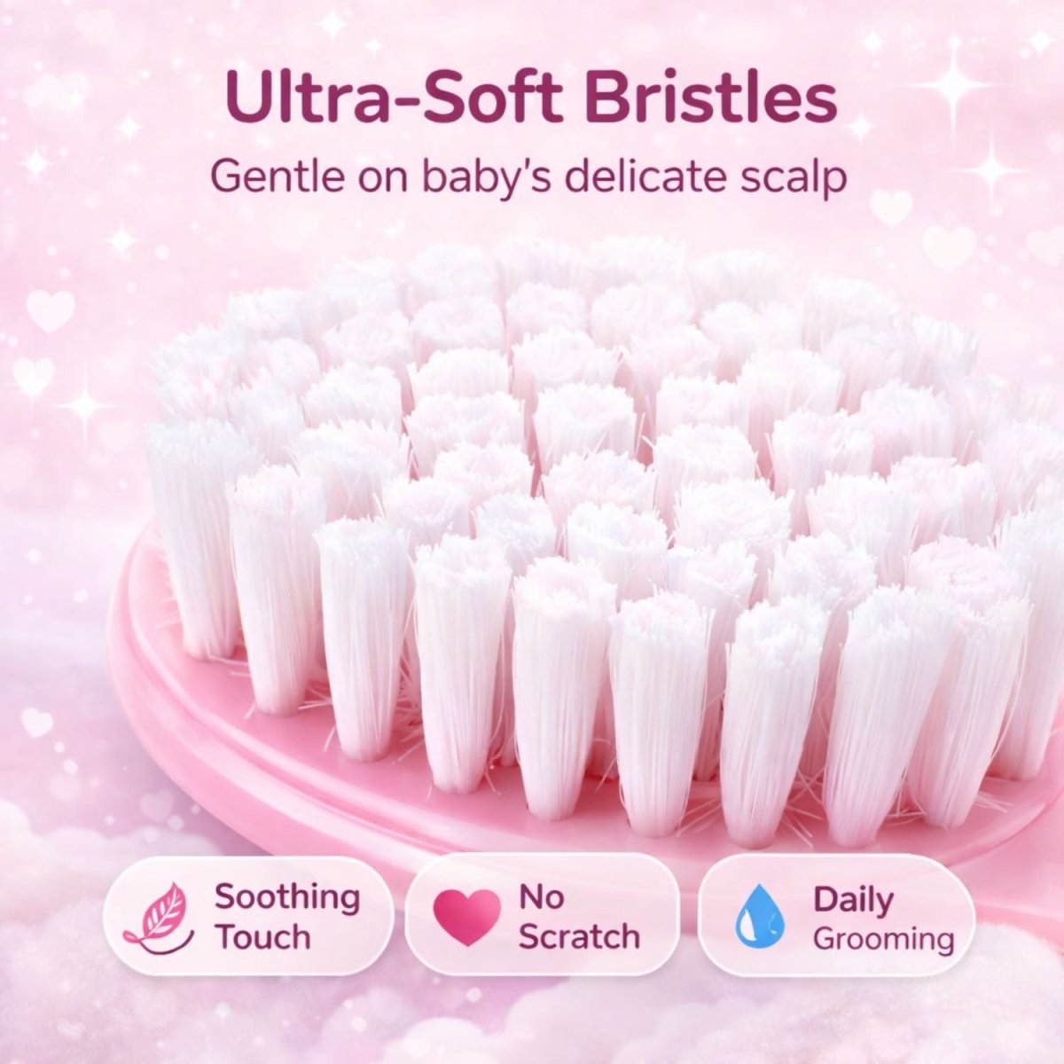 Baby Comb & Brush Set (Pink) Baby Comb & Brush Set- RoyalkartBaby Comb & Brush Set
