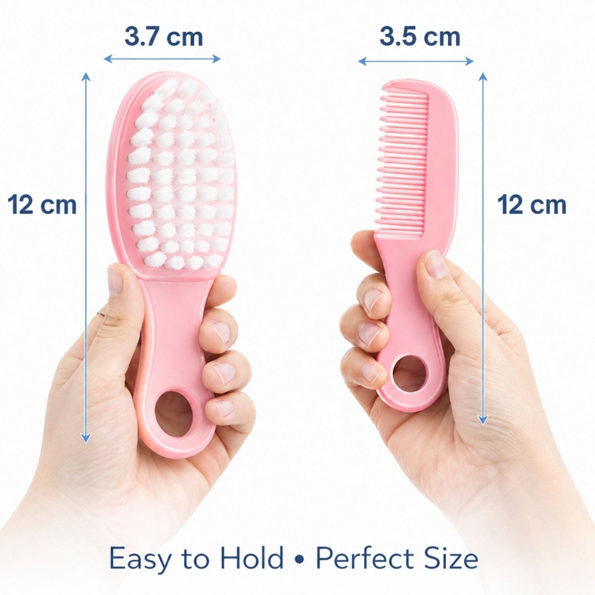 Baby Comb & Brush Set (Pink) Baby Comb & Brush Set- RoyalkartBaby Comb & Brush Set