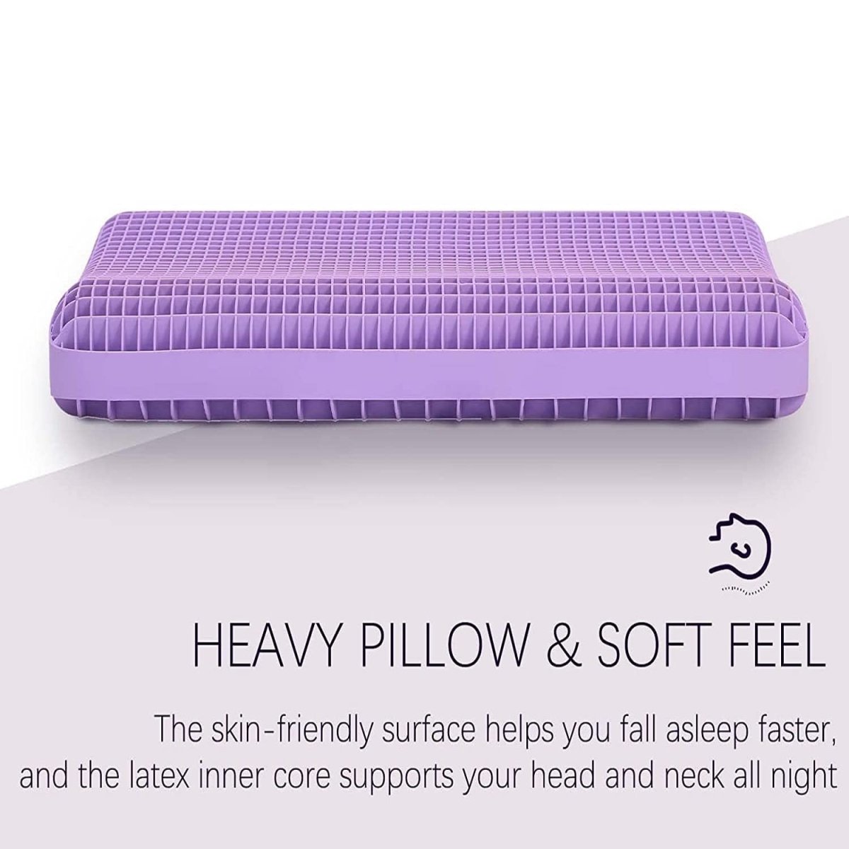 Cooling Pillow for Back Sleepers, Extra Soft & Super Heavy Sleeping Pillow Neck Pillows - RoyalkartCervical Neck Pillow