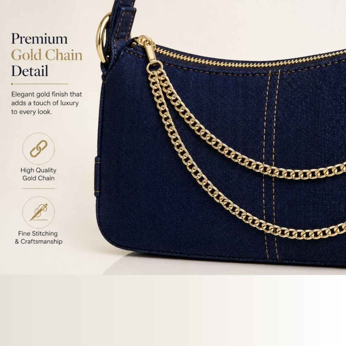 Denim Sling Bag Sling Bag- RoyalkartDenim Bag