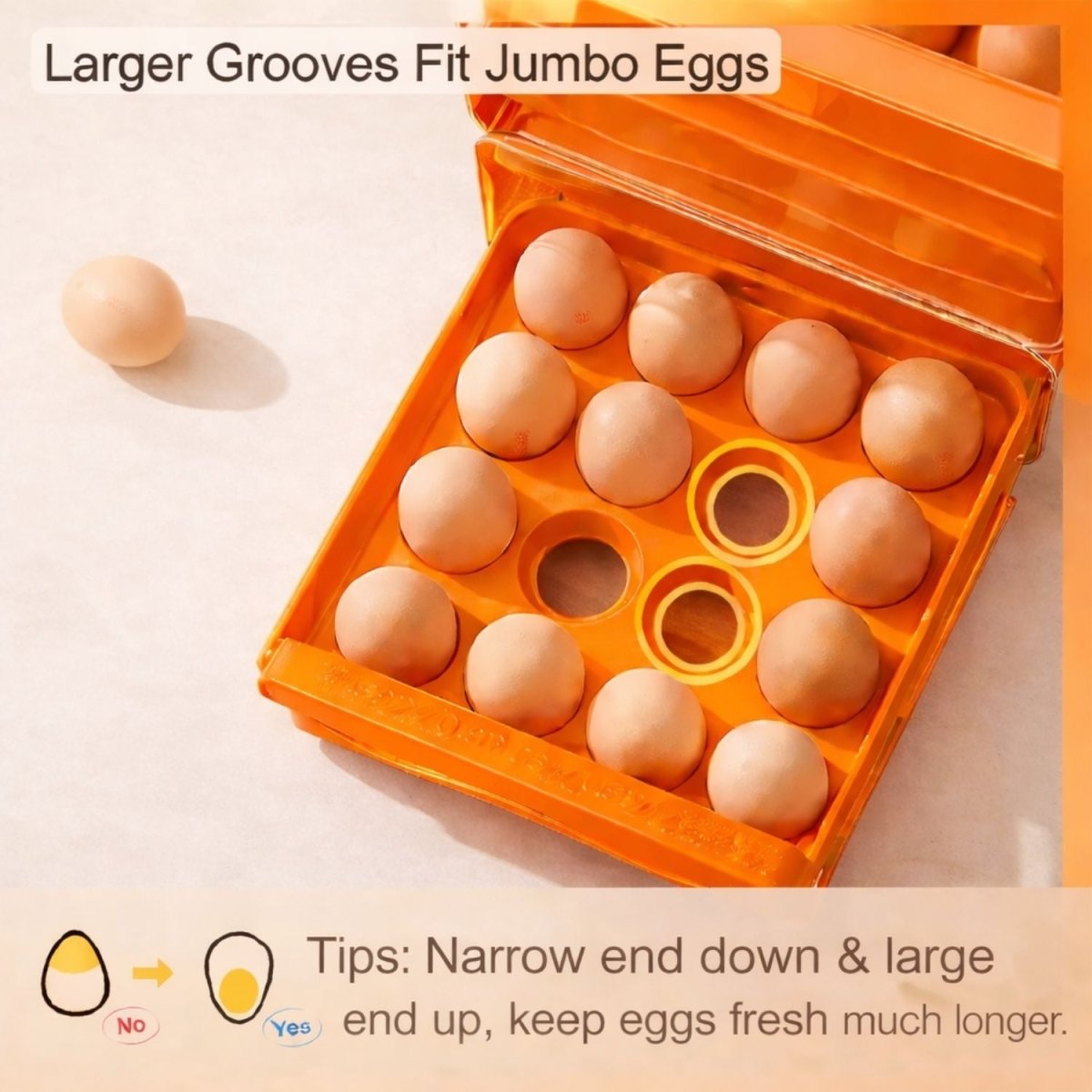 Double Layer Egg Storage Organizer Egg Storage Organizer- Royalkartkitchen storage rack