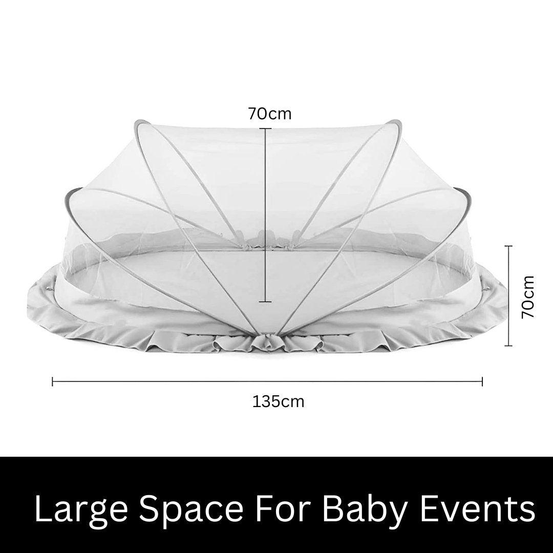 Foldable Baby Mosquito Net 135x70cms, for Babies & Toddlers (0 to 24 months) - #Royalkart#Baby Mosquito Net