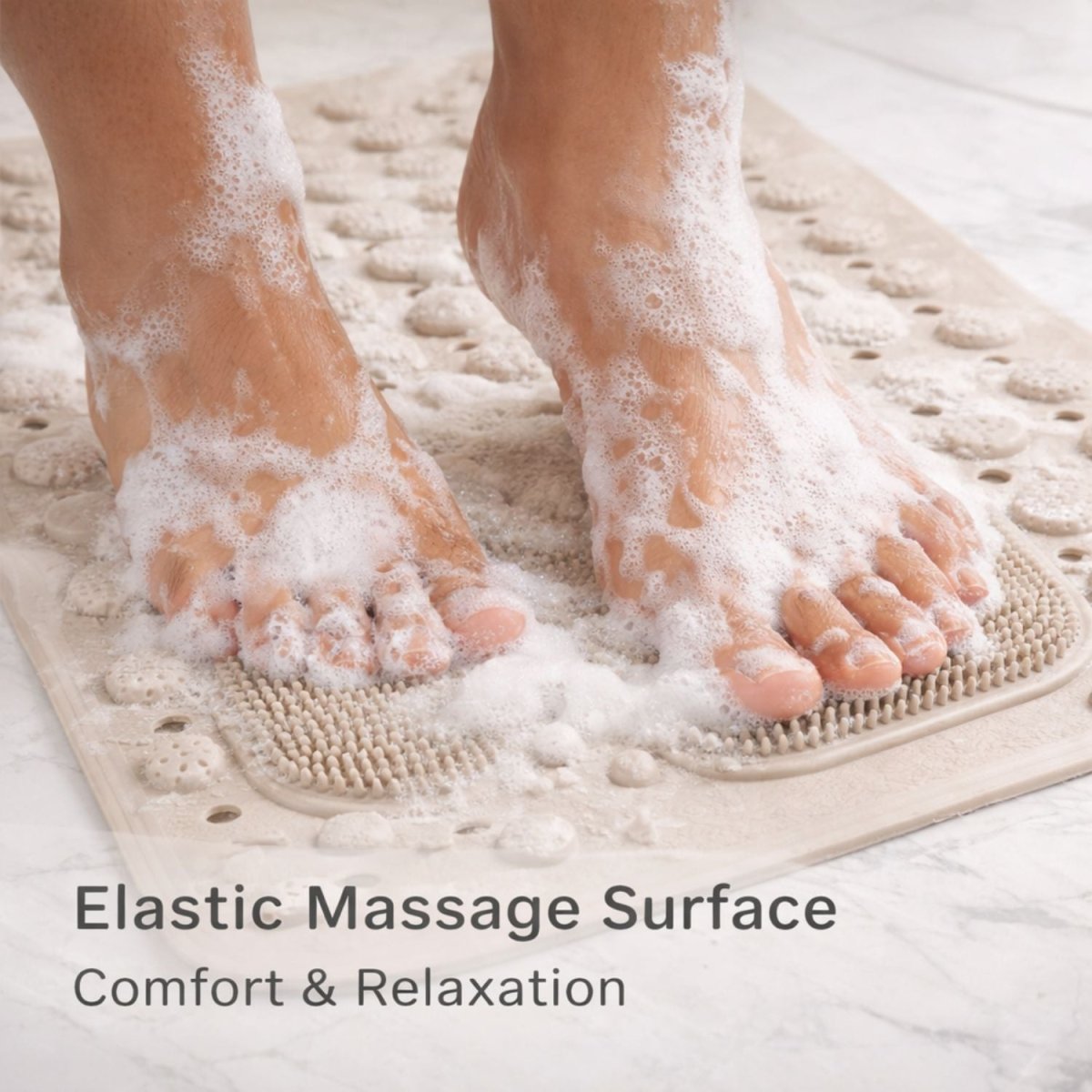 Foot Scrubber Bath Mat (Beige) Foot Scrubber Bath Mat- RoyalkartFoot Scrubber Bath Mat