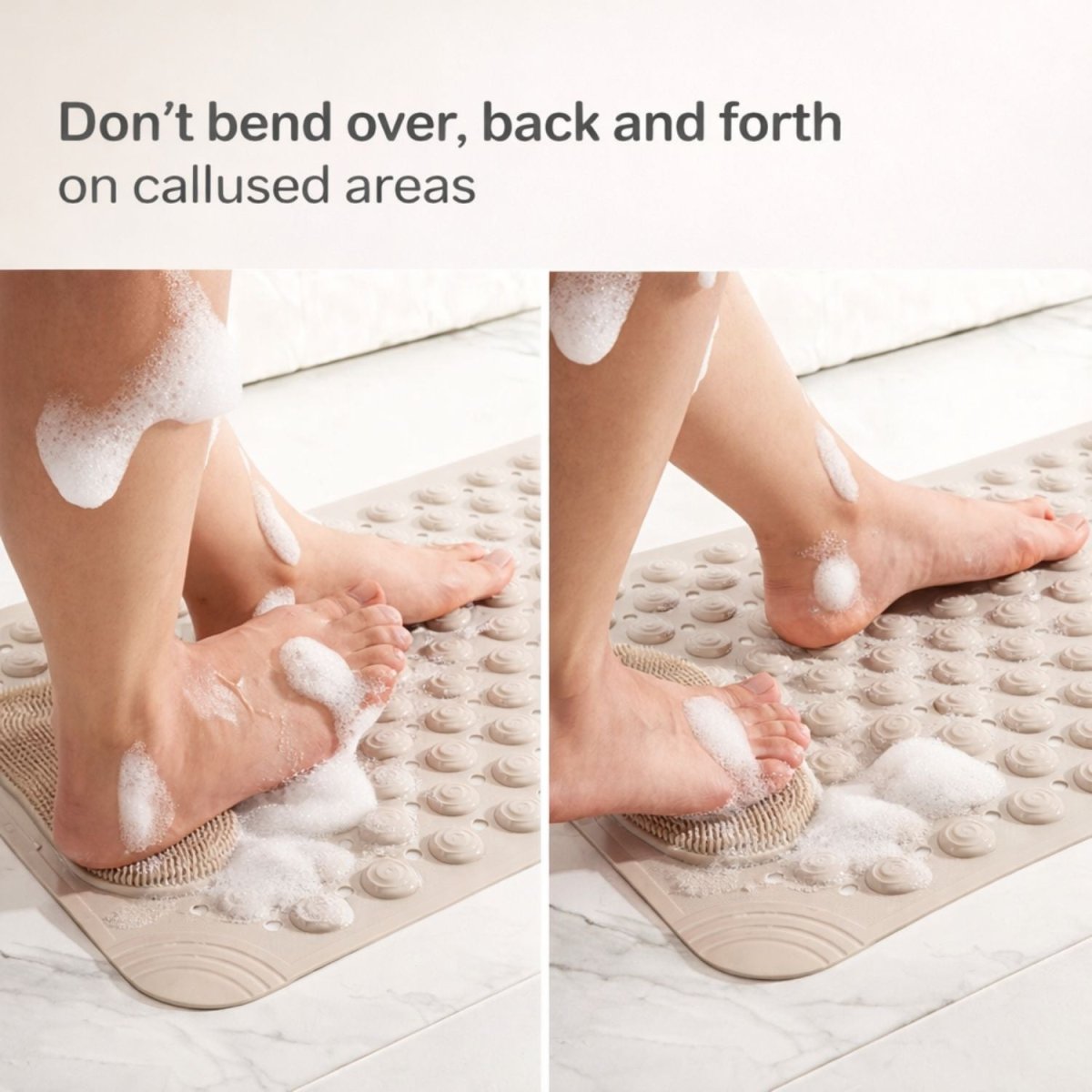 Foot Scrubber Bath Mat (Beige) Foot Scrubber Bath Mat- RoyalkartFoot Scrubber Bath Mat