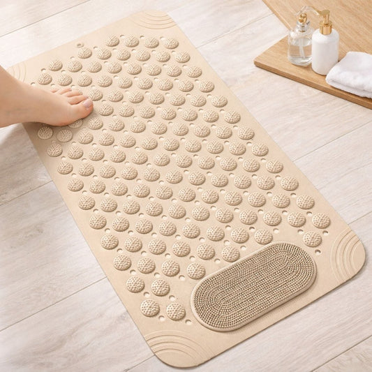 Foot Scrubber Bath Mat (Beige) Foot Scrubber Bath Mat- RoyalkartFoot Scrubber Bath Mat