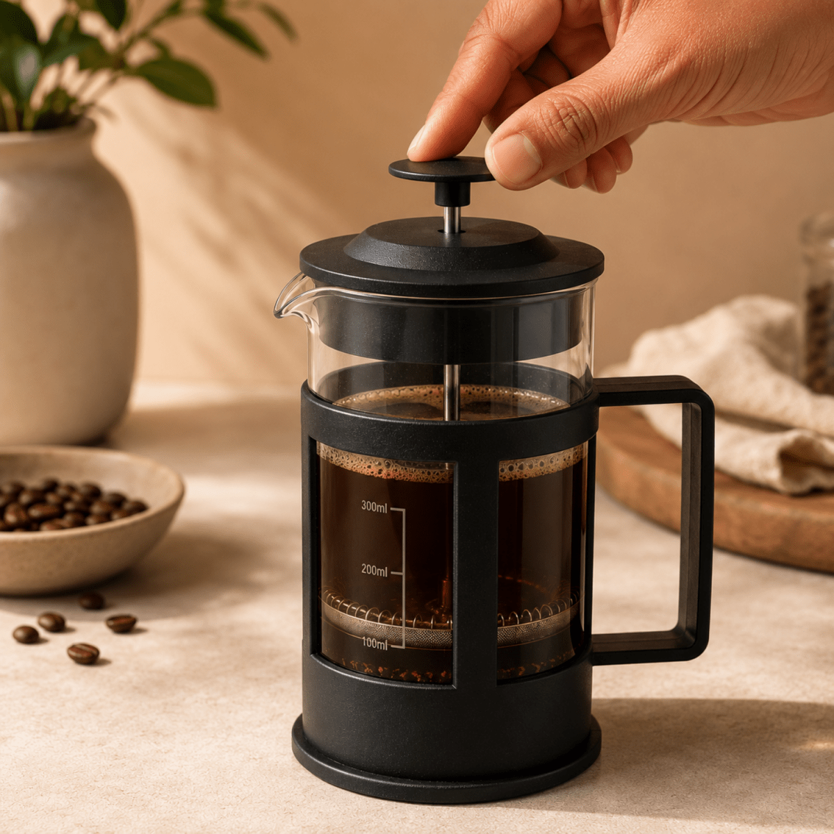 French Press Coffee Maker 350 ml kitchen appliances- #Royalkart#coffee maker