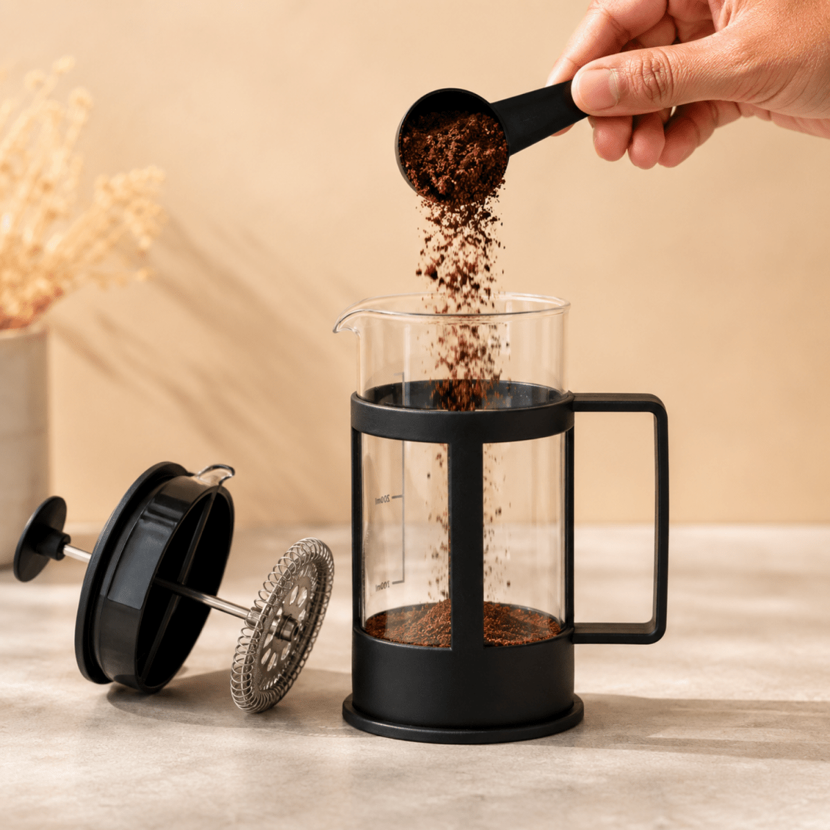 French Press Coffee Maker 350 ml kitchen appliances- #Royalkart#coffee maker