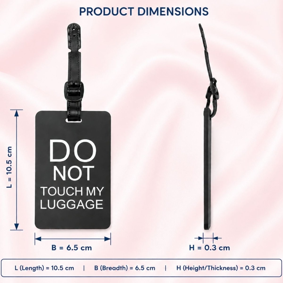 Funny Luggage Tag (Multicolour - Pack of 4) Luggage Tag- RoyalkartLuggage Tags