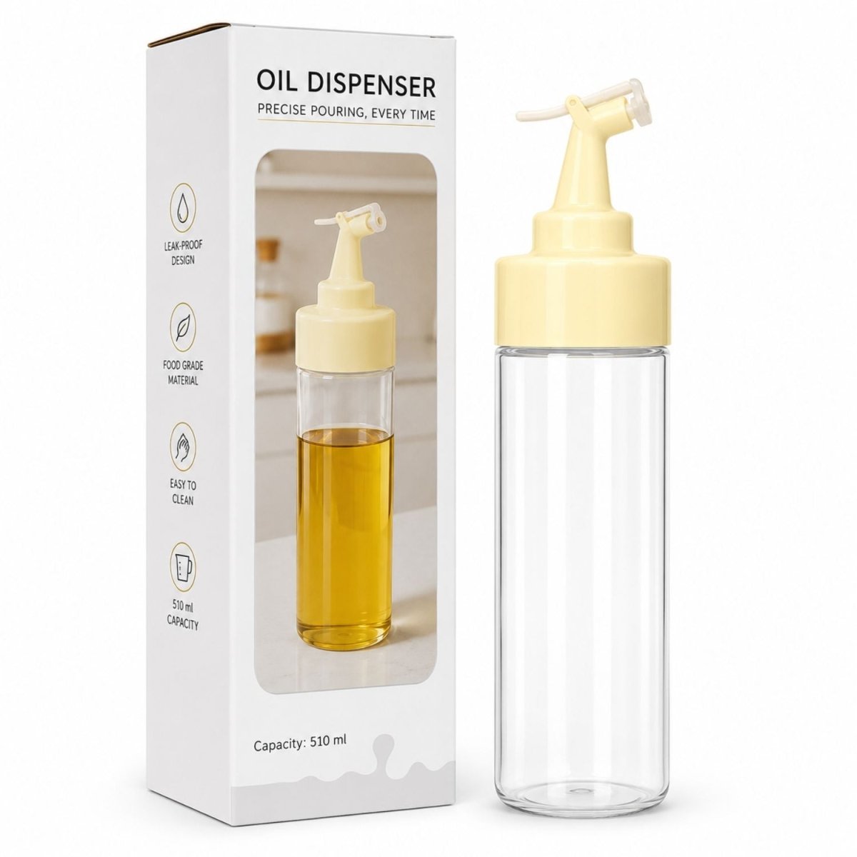 Glass Oil Dispenser Bottle Oil Dispenser- Royalkartoil dispenser