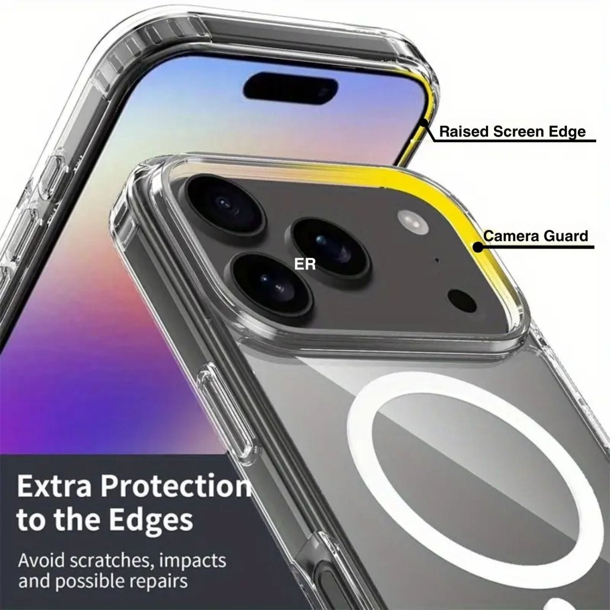 KALLISTO Clear Magnetic Case Cover for iPhone 17 [Compatible with MagSafe Accessories] Mobile Covers - Royalkartiphone 17 mobile case