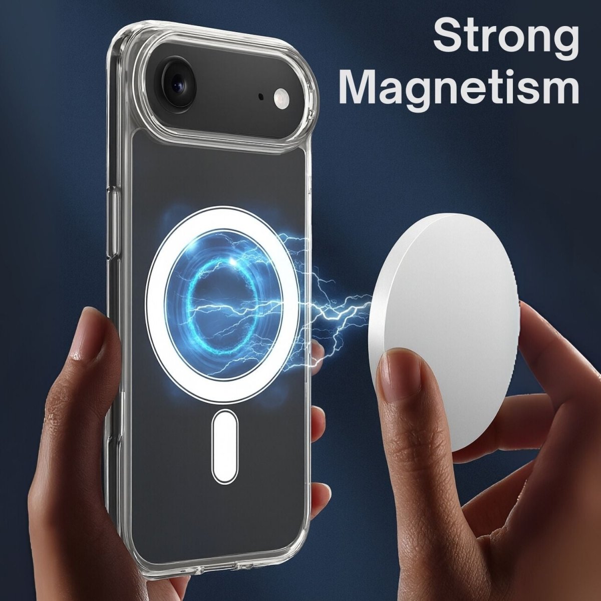 KALLISTO Clear Magnetic Case Cover for iPhone 17 [Compatible with MagSafe Accessories] Mobile Covers - Royalkartiphone 17 mobile case