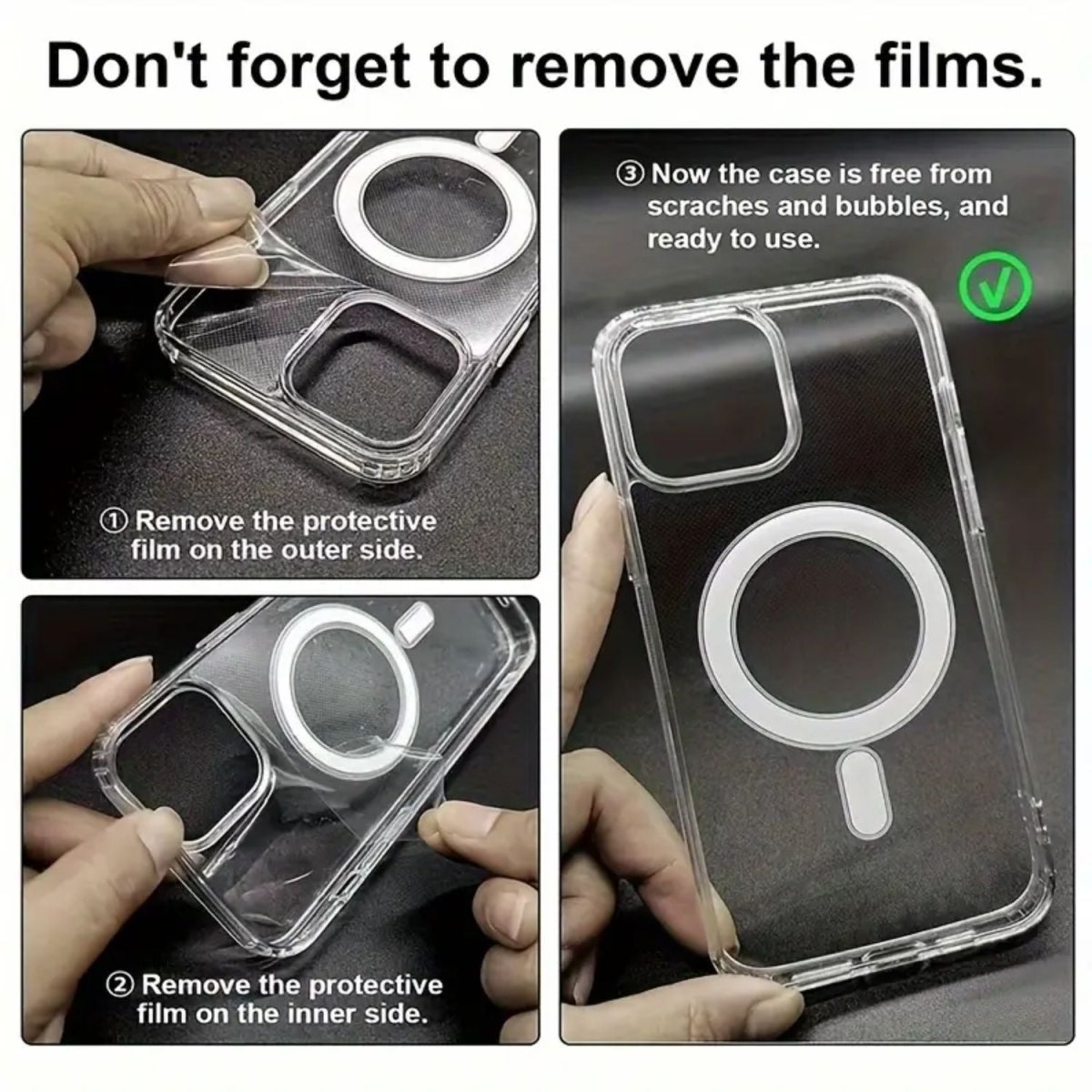 KALLISTO Clear Magnetic Case Cover for iPhone 17 [Compatible with MagSafe Accessories] Mobile Covers - Royalkartiphone 17 mobile case