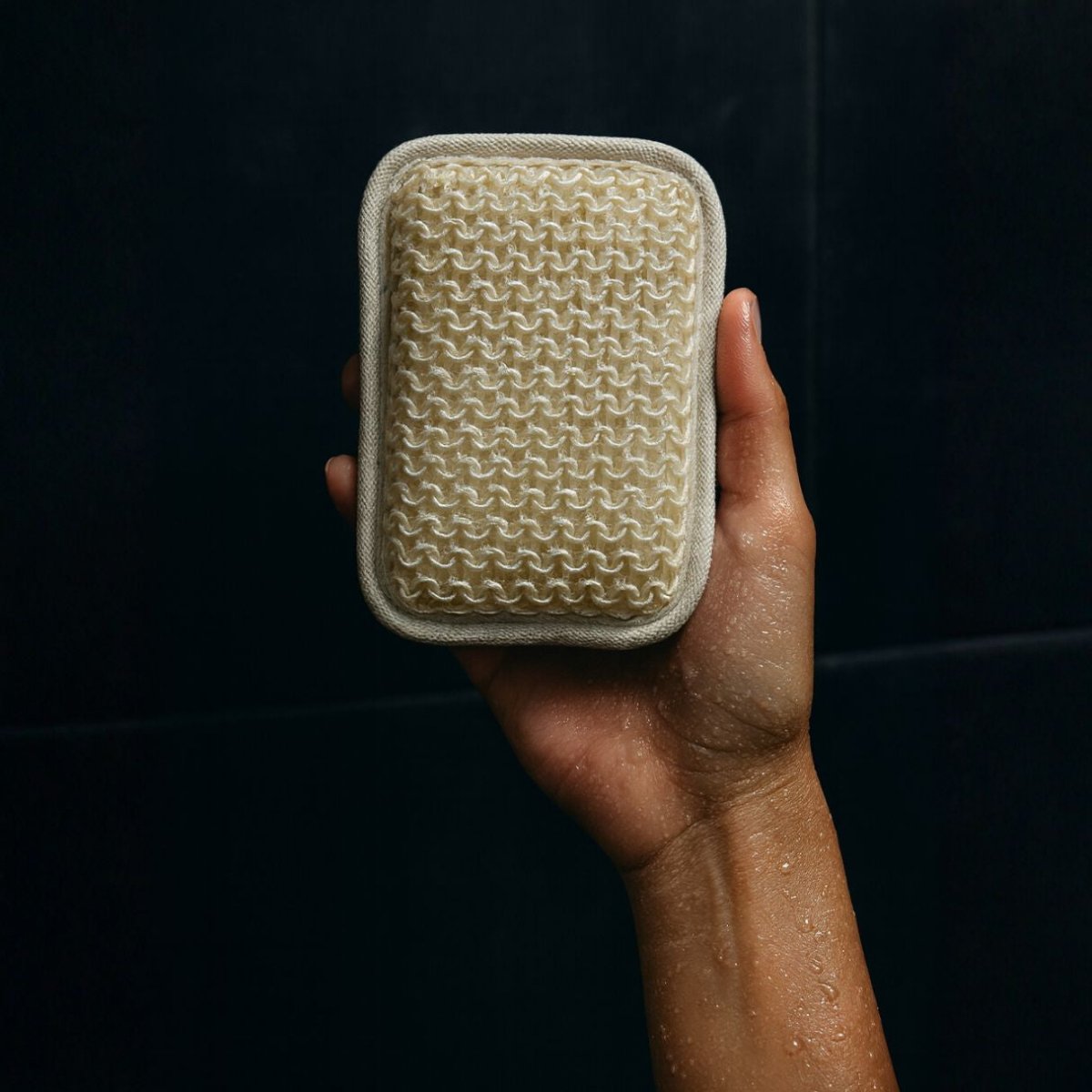 KALLISTO Wooden Bath Brush with Hand Loofah Loofah - Royalkartbath brush