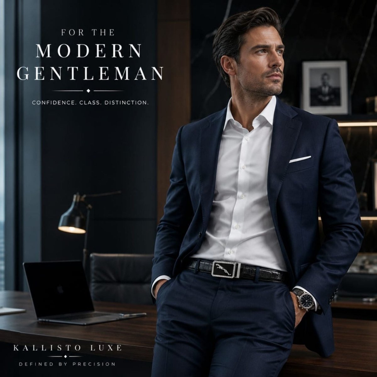 Luxe Jaguar Men's Belt Belt- RoyalkartBelt