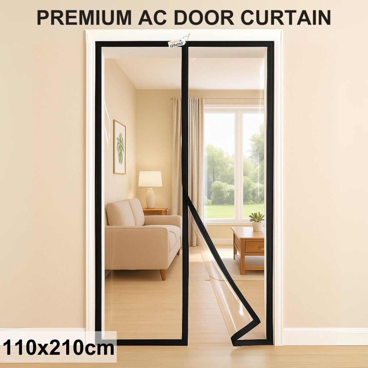 Magnetic Thermal Insulated Door Curtain - Transparent Mosquito Curtain For Doors - RoyalkartMosquito curtain